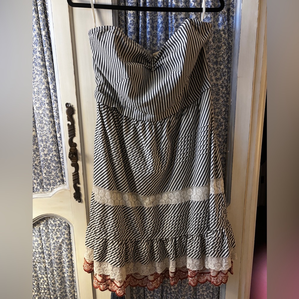 Zehavale Striped Black and White Women's Dress